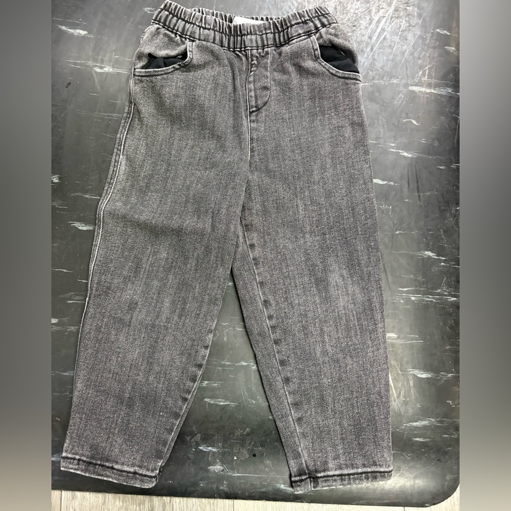Kids Gray Denim Pants